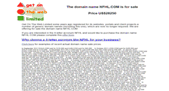 Desktop Screenshot of nfhl.com